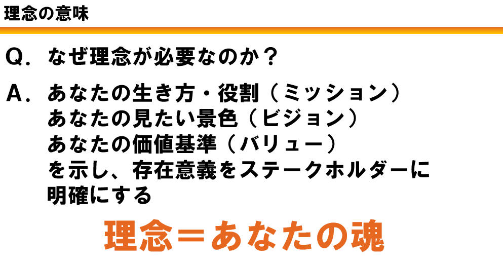 【Zoom開催】理念構築のやり方～ミッション・ビジョン・バリュー～（森田回）